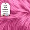 FabricLA | Faux Fur Fabric Square | 15" X 15" Inch Wide Pre-Cut Shaggy | Fake Fur Fabric | DIY, Craft Fur Decoration, Fashion Accessory, Hobby | Bubble Gum